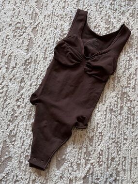 SKIMS Chocolate Brown Sculpting Bodysuit